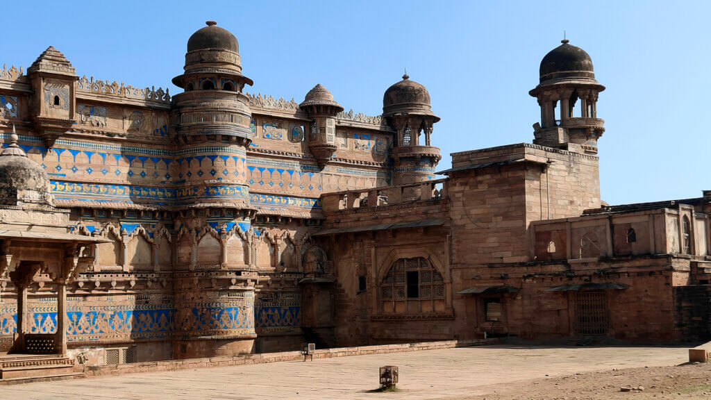 Man Mandir Palace, Gwalior fort Exterior