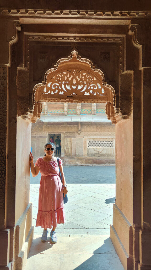 Courtyard at Gwalior fort