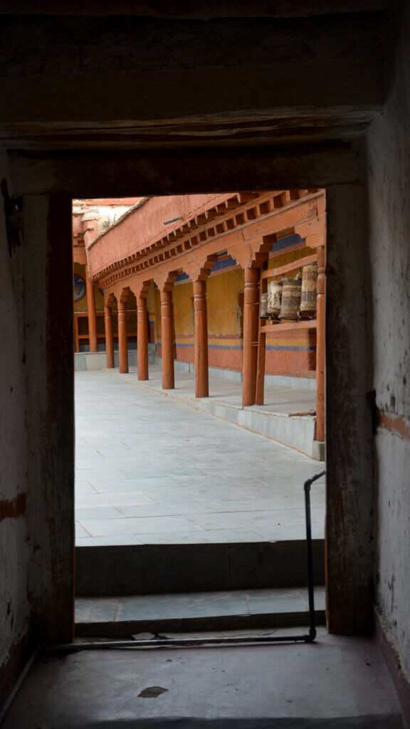 Hemis Monastery courtyard