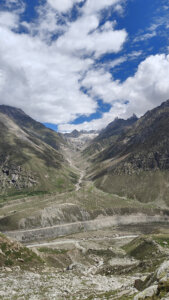Lahaul and Spiti Valley of himalaya,with glaciers and streams