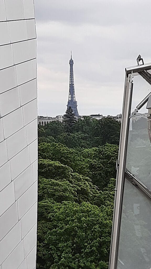the Eiffel Tower