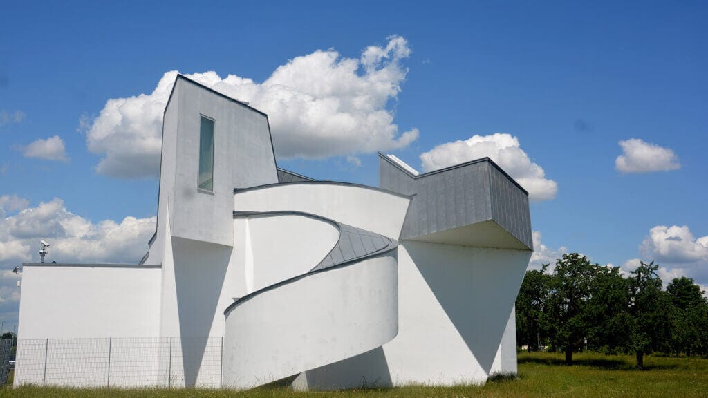 Bold form of Vitra Design Museum