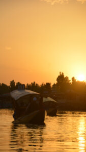 Evening at Dal Lake with Shikara