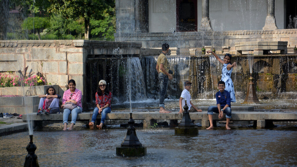 The water at Shalimar gardens