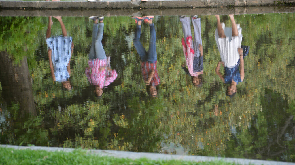 Reflection at the shalimar Gardens