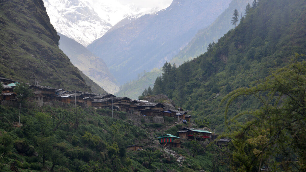 Village Gangad at Har ki Dun Trek