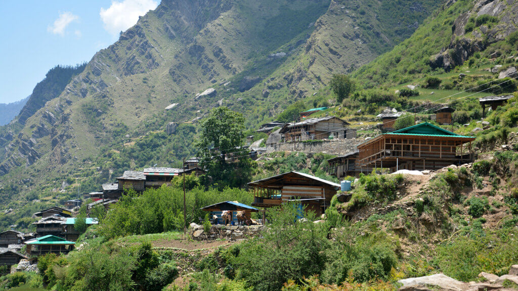 Osla Village at one end