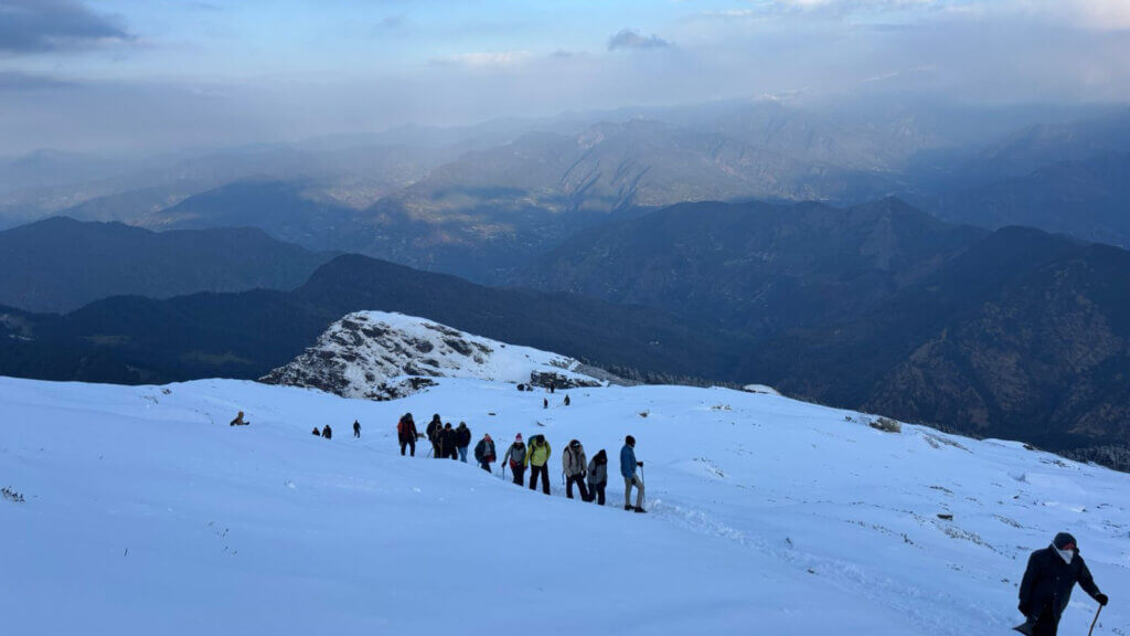 scaling the chandrashila peak
