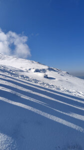snow covered mountain